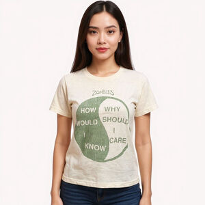 The Zombies She’s Not There Lyric Graphic Tee - Small -New Flawed